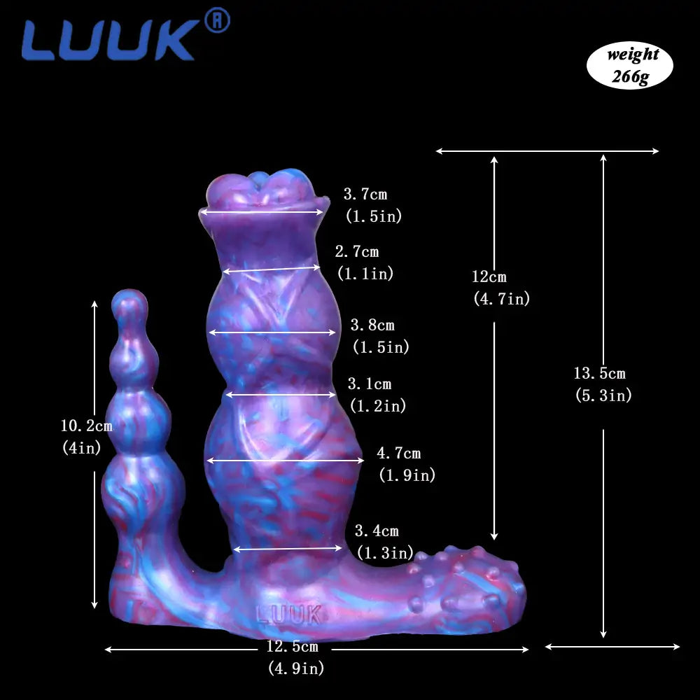 Alien Fantasy Vibrating Silicone Dildo