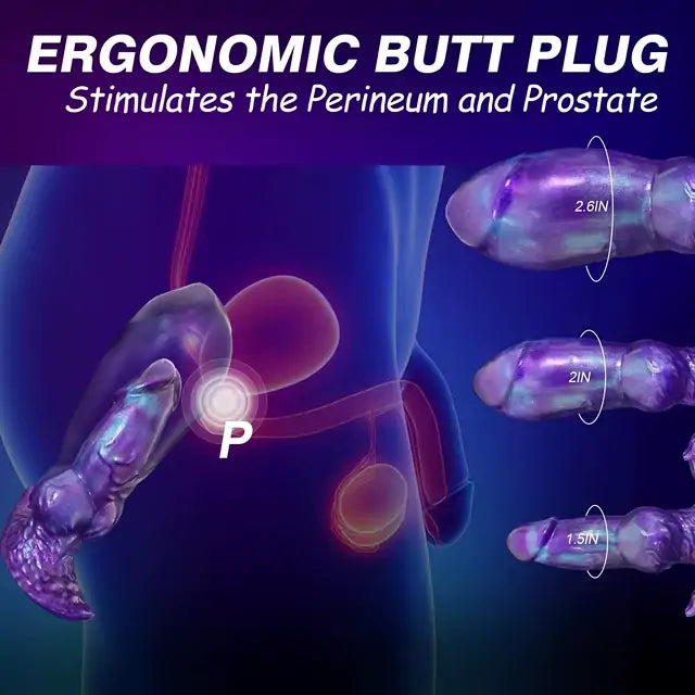 Plug anal inflvel Alien com base em T anesidora Plug anal inflvel Alien com base em T anesidora