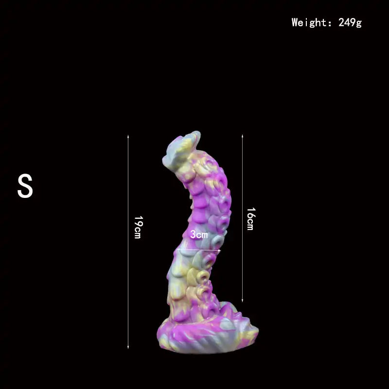 Alien Monster Curved Dildos 3 Size