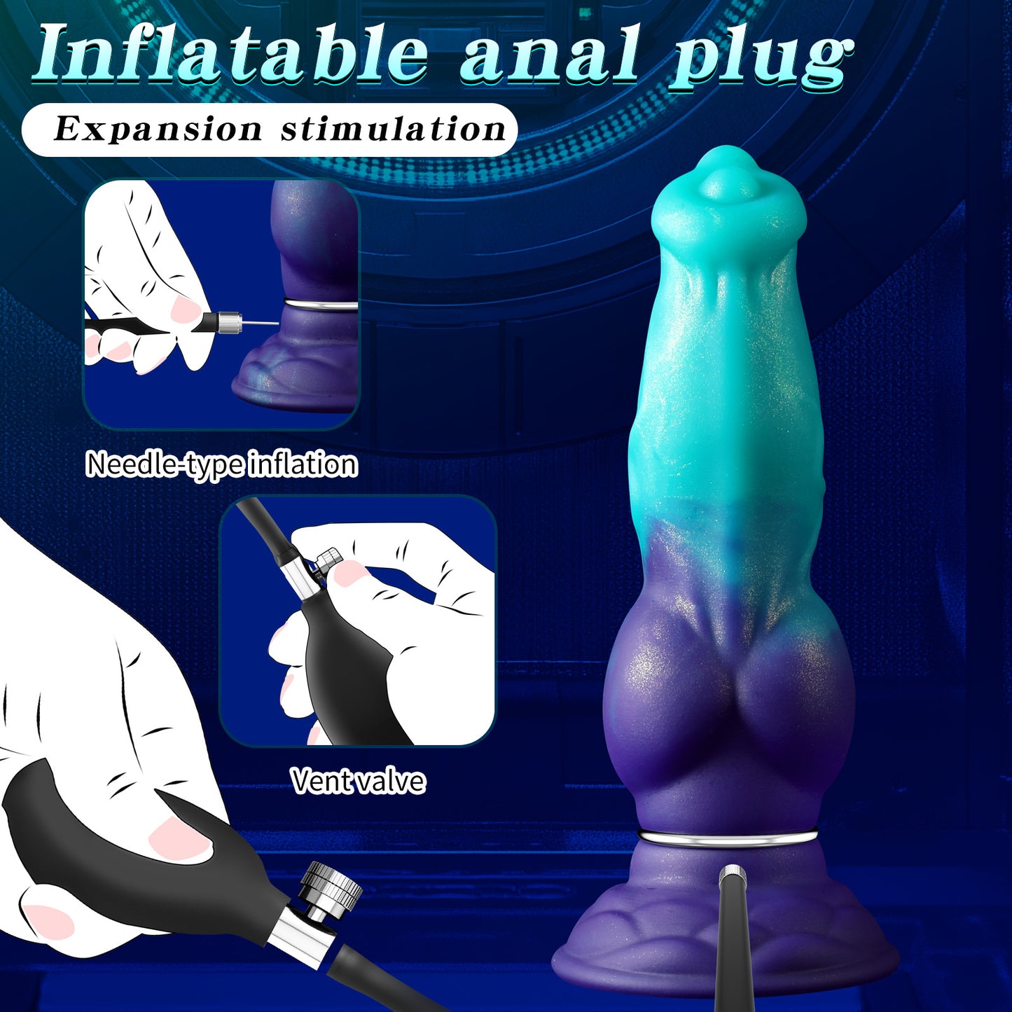 Alien Sci-Fi Inflatable Anal Dildo