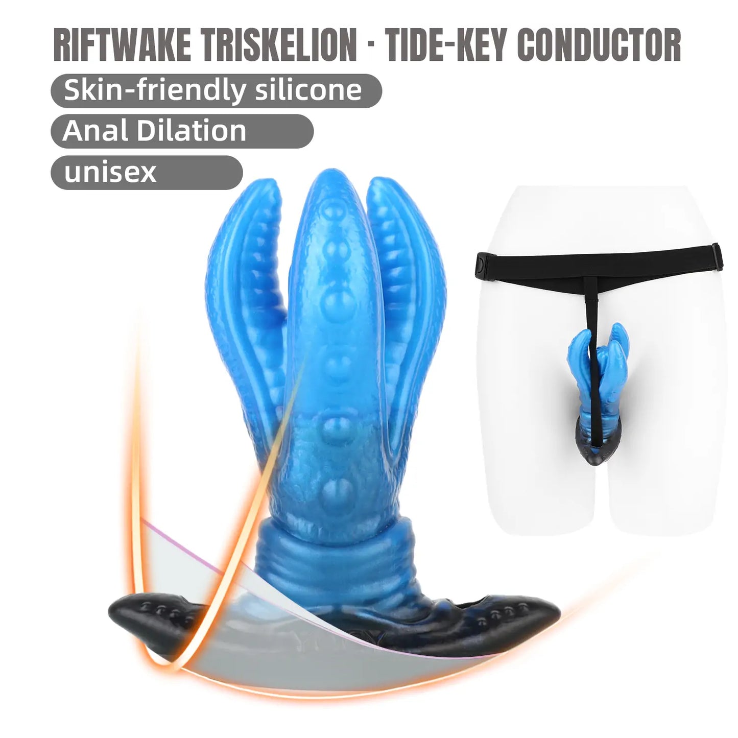 Alien Triple-Tentacle Butt Plug