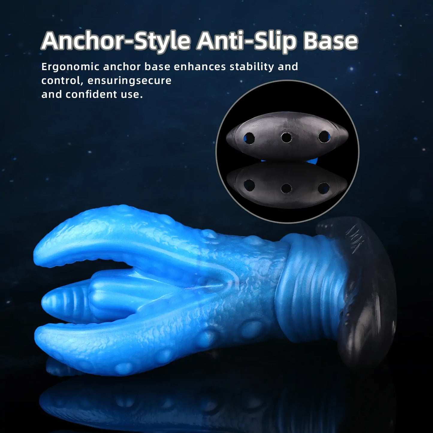 Alien Triple-Tentacle Butt Plug