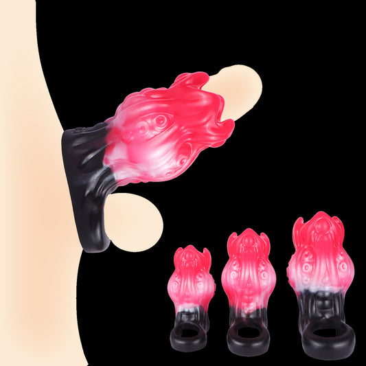 Alien Dog Knot Textured Penis Sleeve