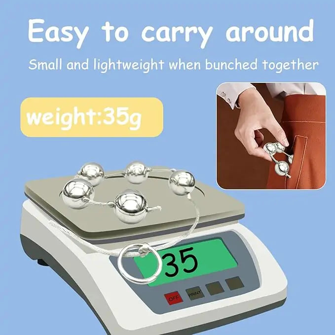 Anal Bead String Stainless Steel Beginner Set