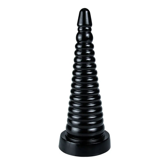 Anal Cone Beginner Training - Ribbed Butt Plug