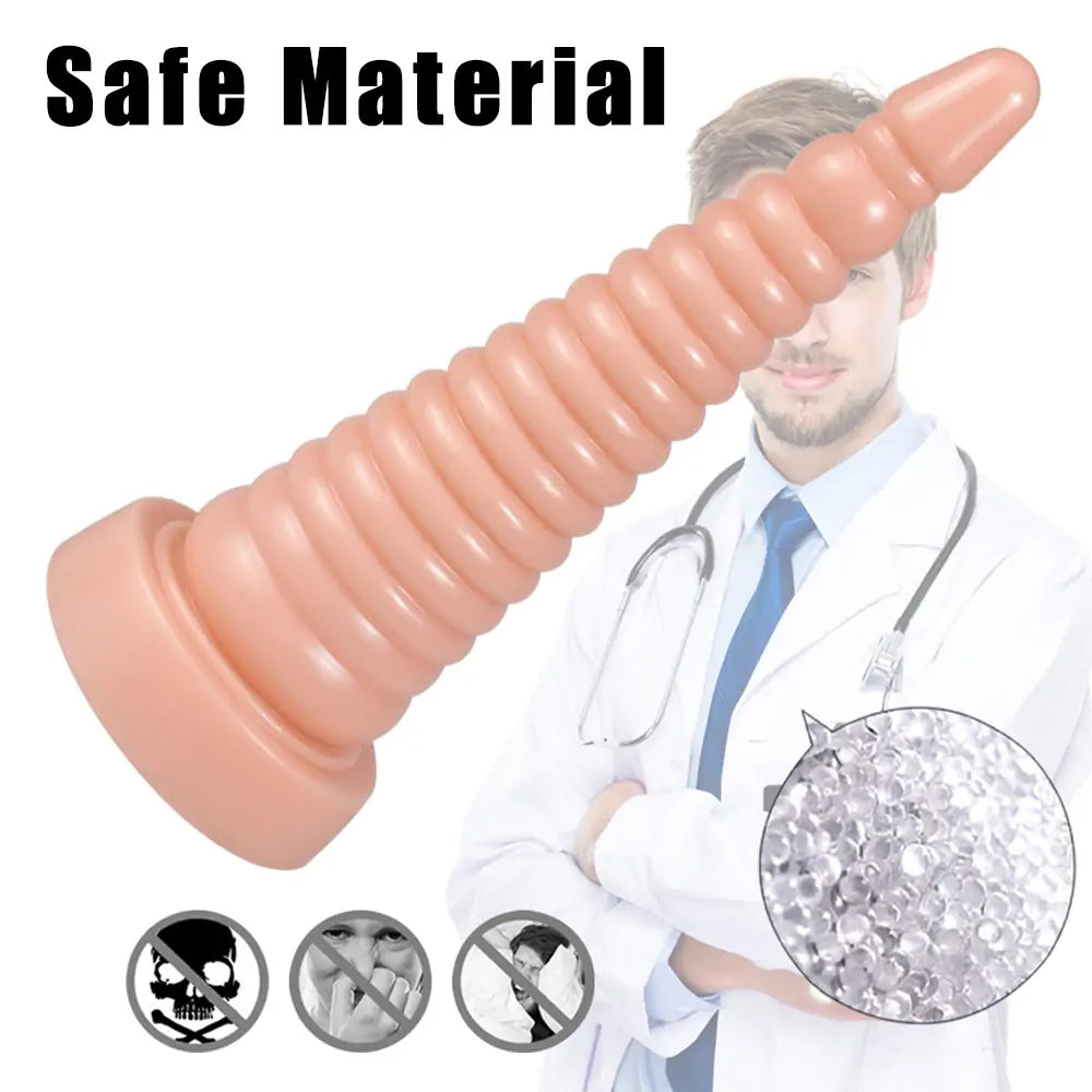 Anal Cone Beginner Training - Ribbed Butt Plug