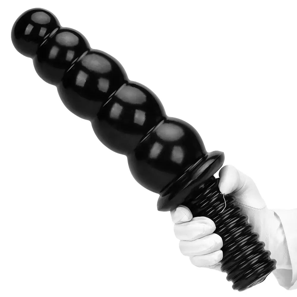 Anal Doppeldildo - Flexible Beaded Silicone Plug
