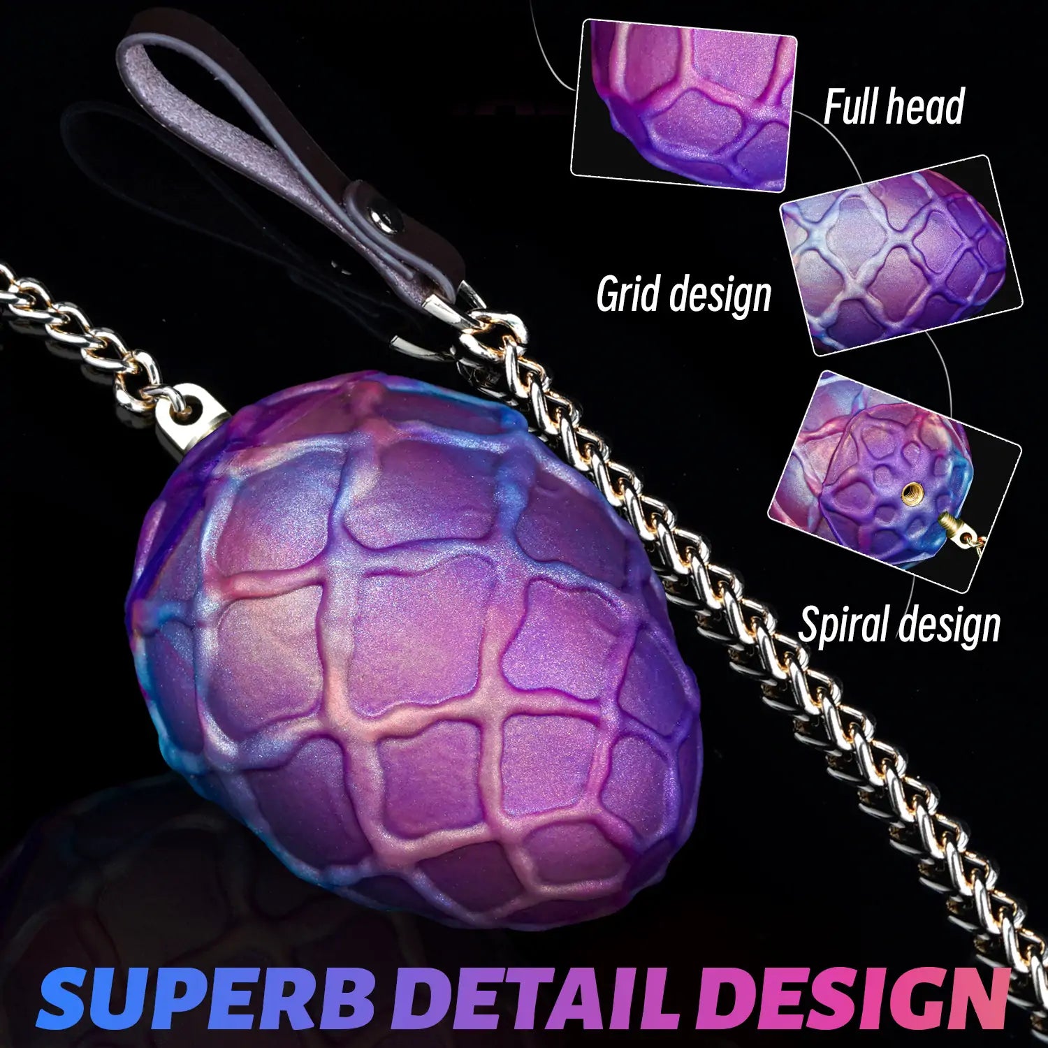 Anal Plug Egg with Chain anesidora Anal Plug Egg with Chain anesidora