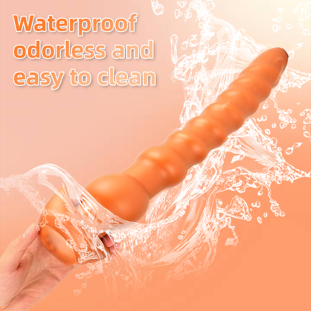 Cracker - Silicone Butt Plug - Deep Anal Sex Toy - Ribbed Anal Dildo - 3 Sizes