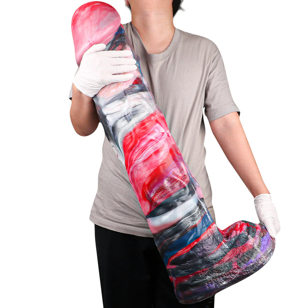 Anesidora Worlds Biggest Dildo Marble Pattern 34 Inches