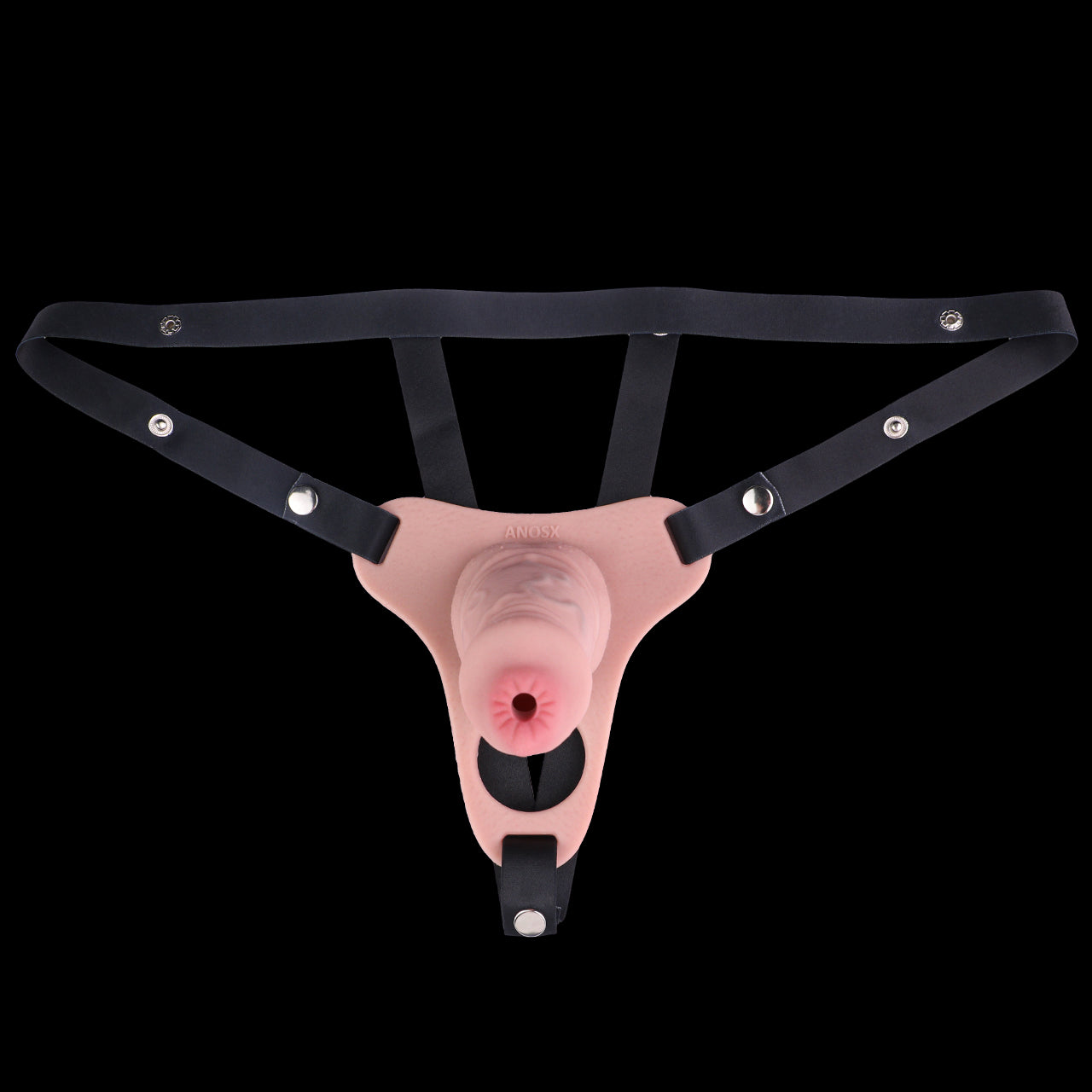 Anesidora Strap-On Cock Chastity Cage with Lock