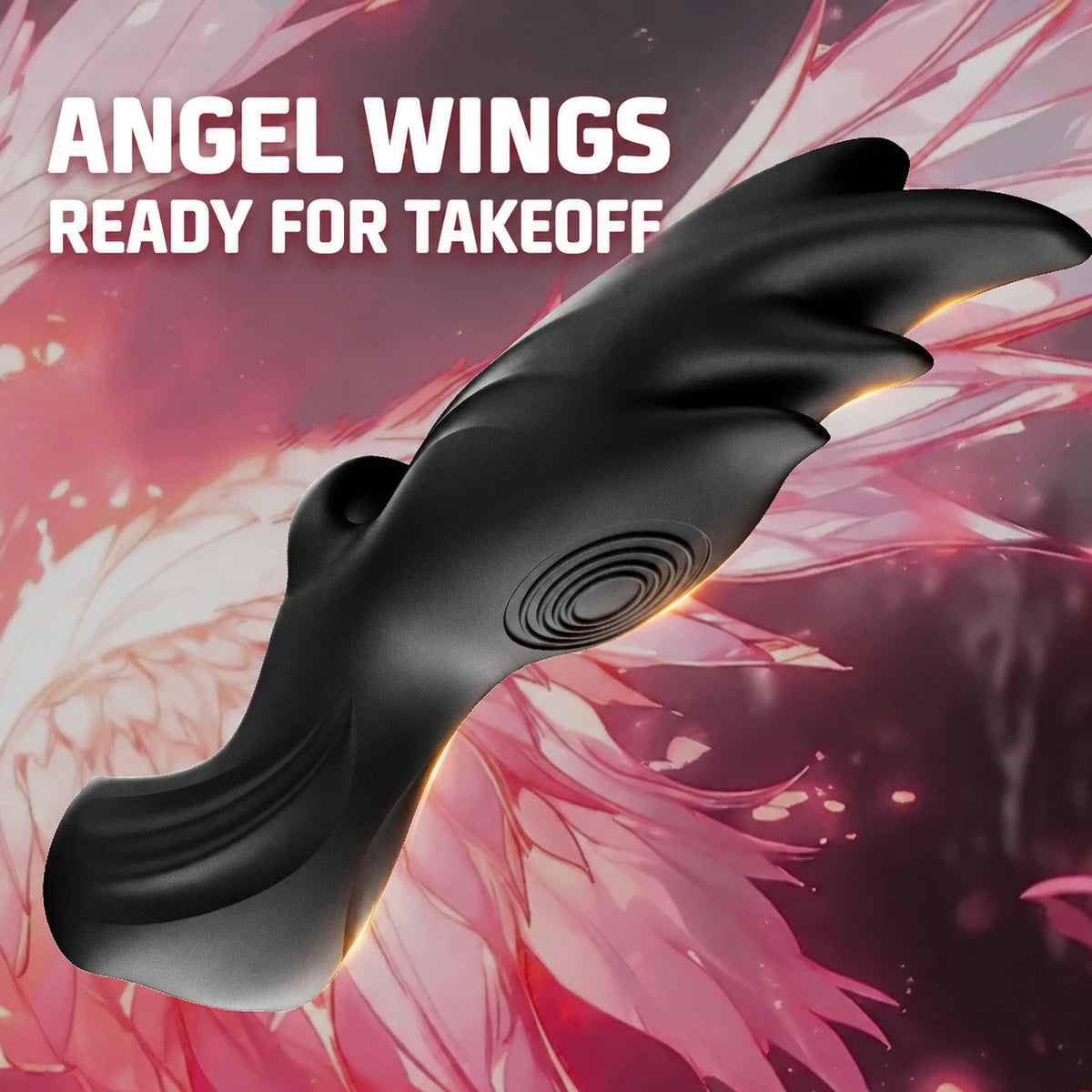 Angel Wings – Finger-Shaped Clitoral Vibrator with 12 Modes