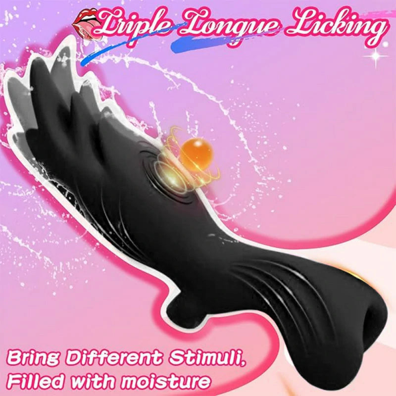 Angel Wings – Finger-Shaped Clitoral Vibrator with 12 Modes