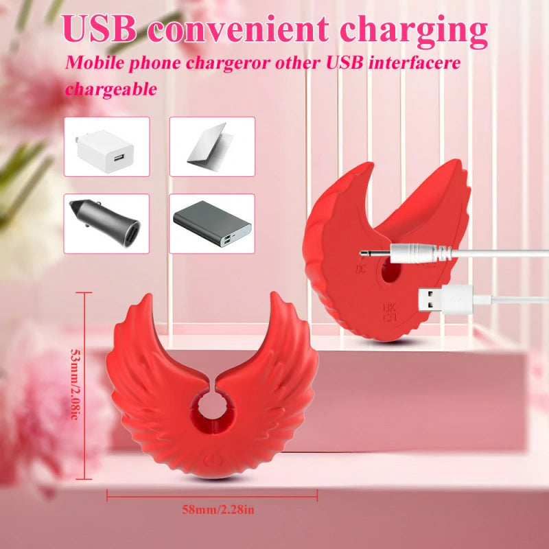 Angel Wings – Remote Control Nipple Vibrator