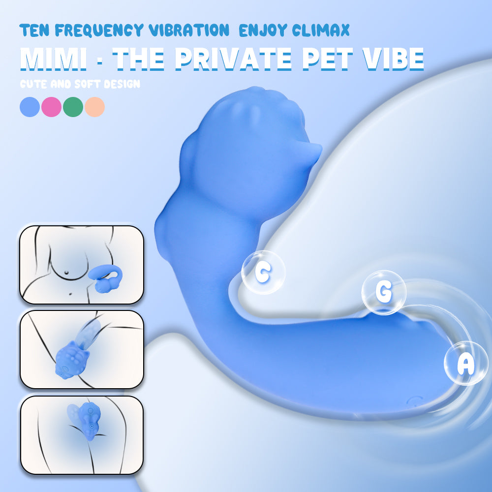 Animal G-Spot Vibrator - Liquid Silicone