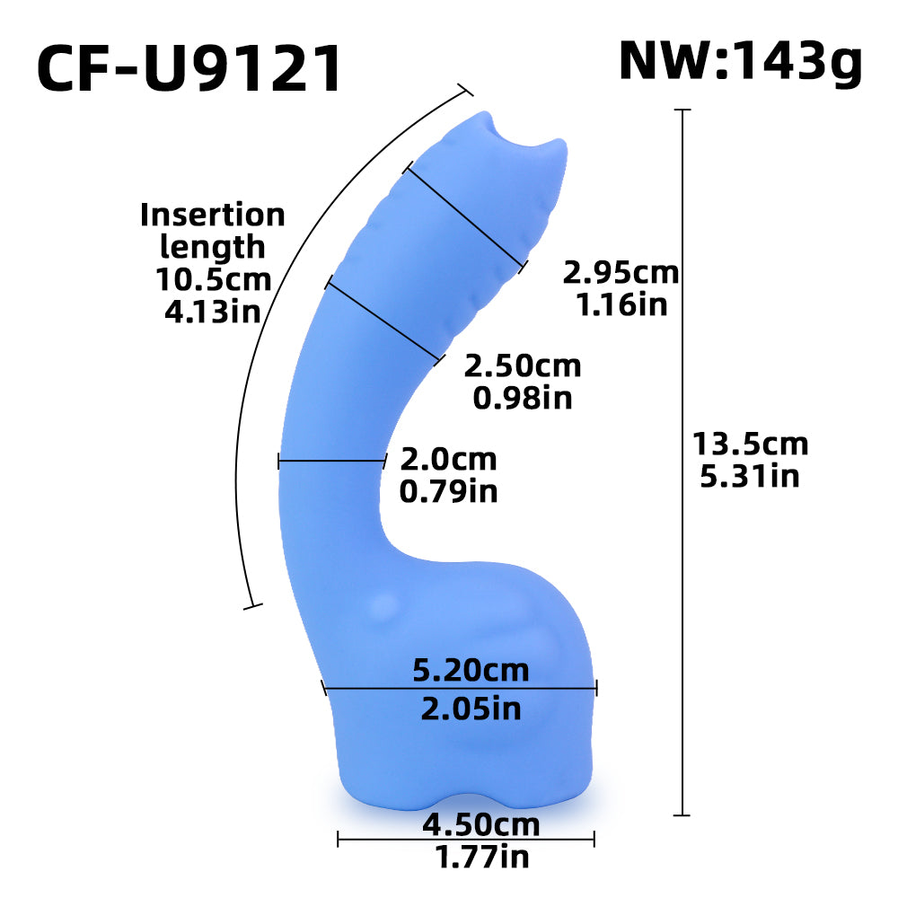 Animal G-Spot Vibrator - Liquid Silicone