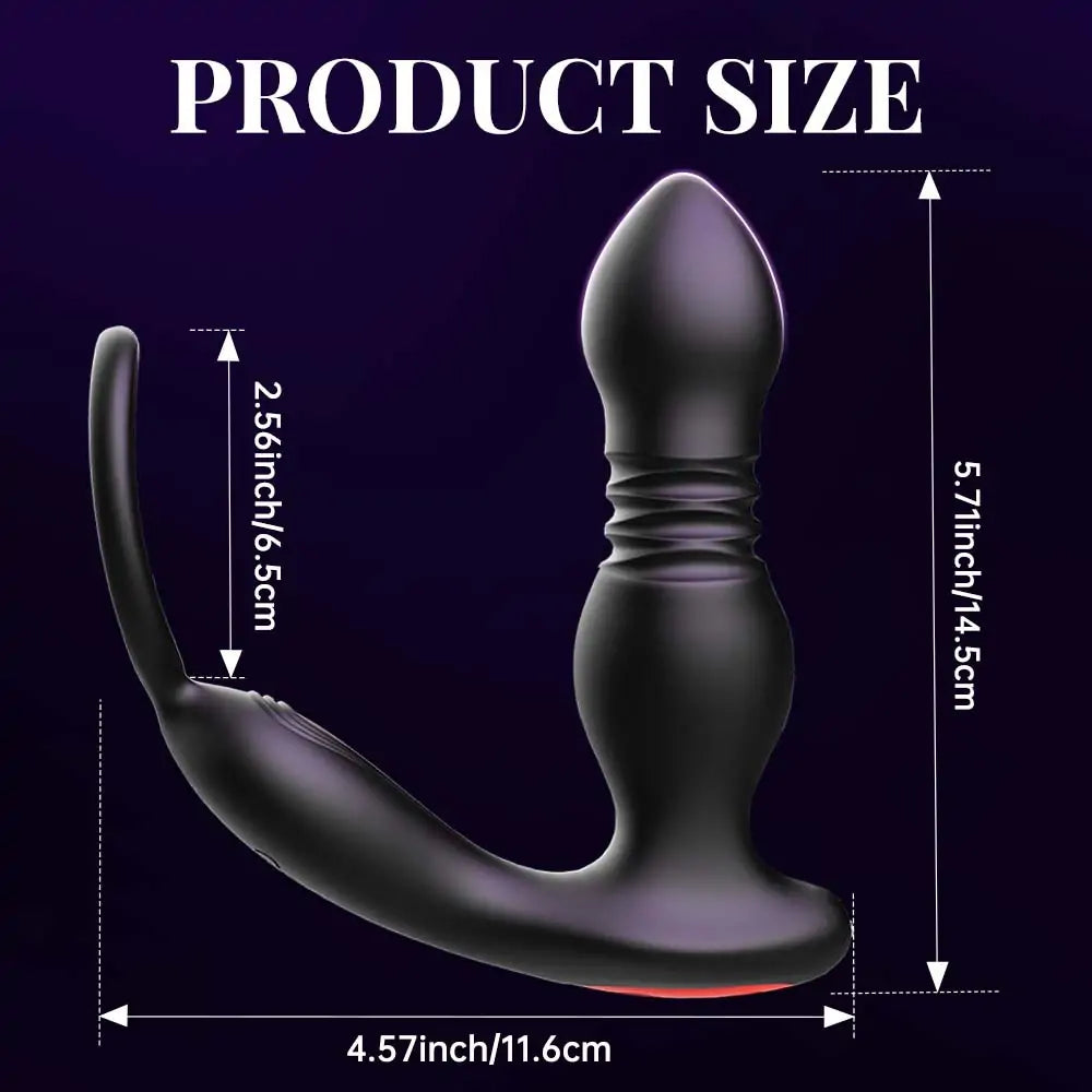 App-Controlled Thrusting Prostate Massager