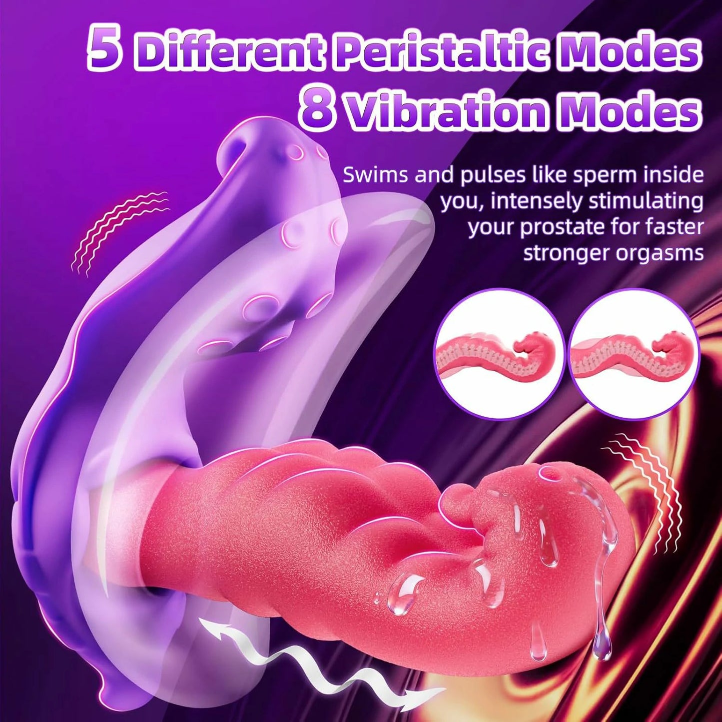 App-Controlled Wearable Octopus Prostate Massager