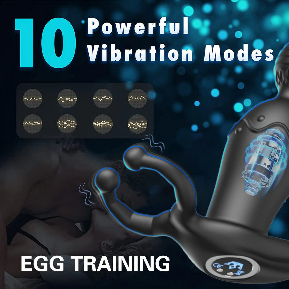 App & Remote Controlled Vibrating Anal Beads with Ball Vibration