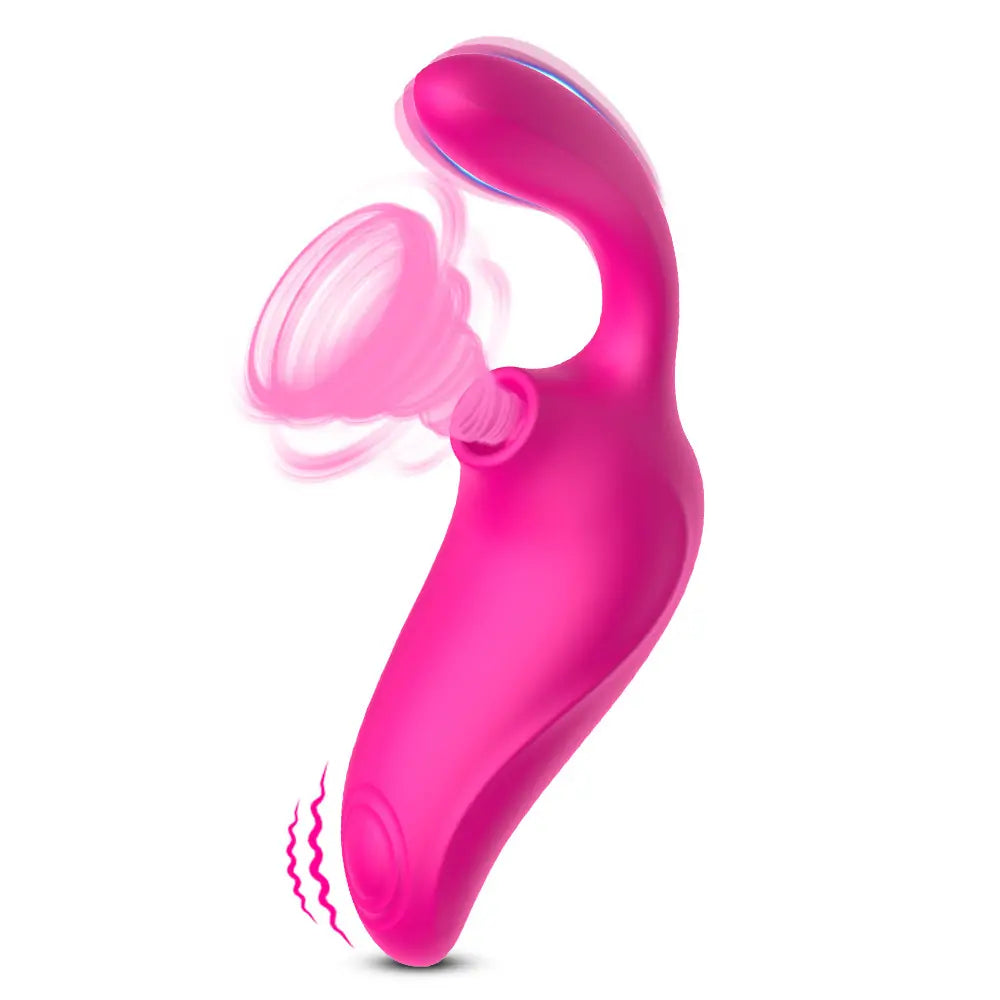 Athena Triple-Action Sucking G Spot Vibrating Wand