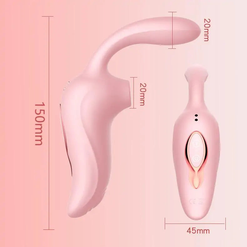 Athena Triple-Action Sucking G Spot Vibrating Wand