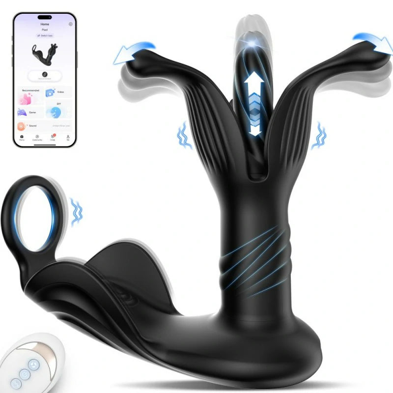 Aura Bloom Pro: Advanced Multi-Action Remote Prostate Stimulator