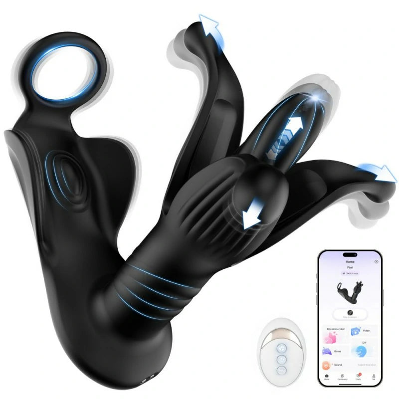 Aura Bloom Pro: Advanced Multi-Action Remote Prostate Stimulator