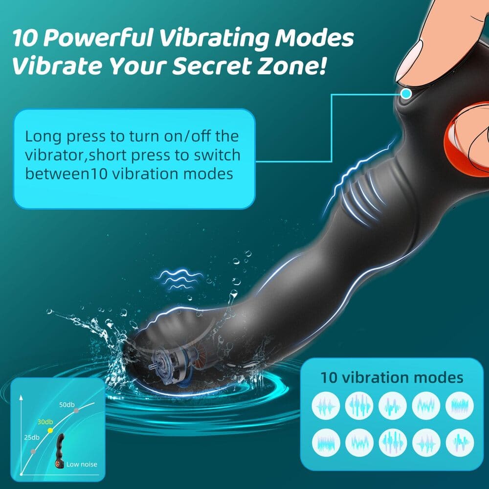 Auron - Finger Ring Prostate Massager - Anal Vibrator