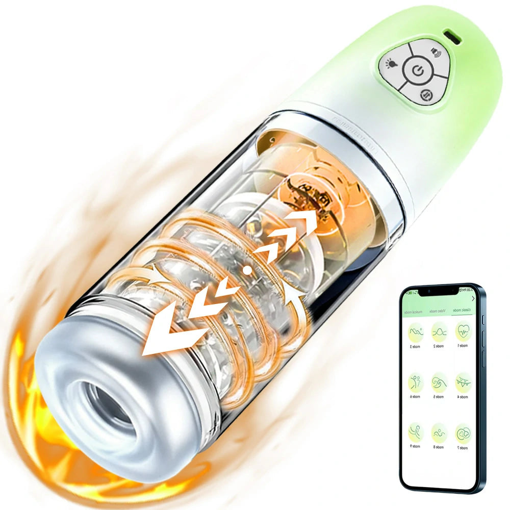 Auto Spin – APP Controlled Telescopic & Rotating Male Stroker