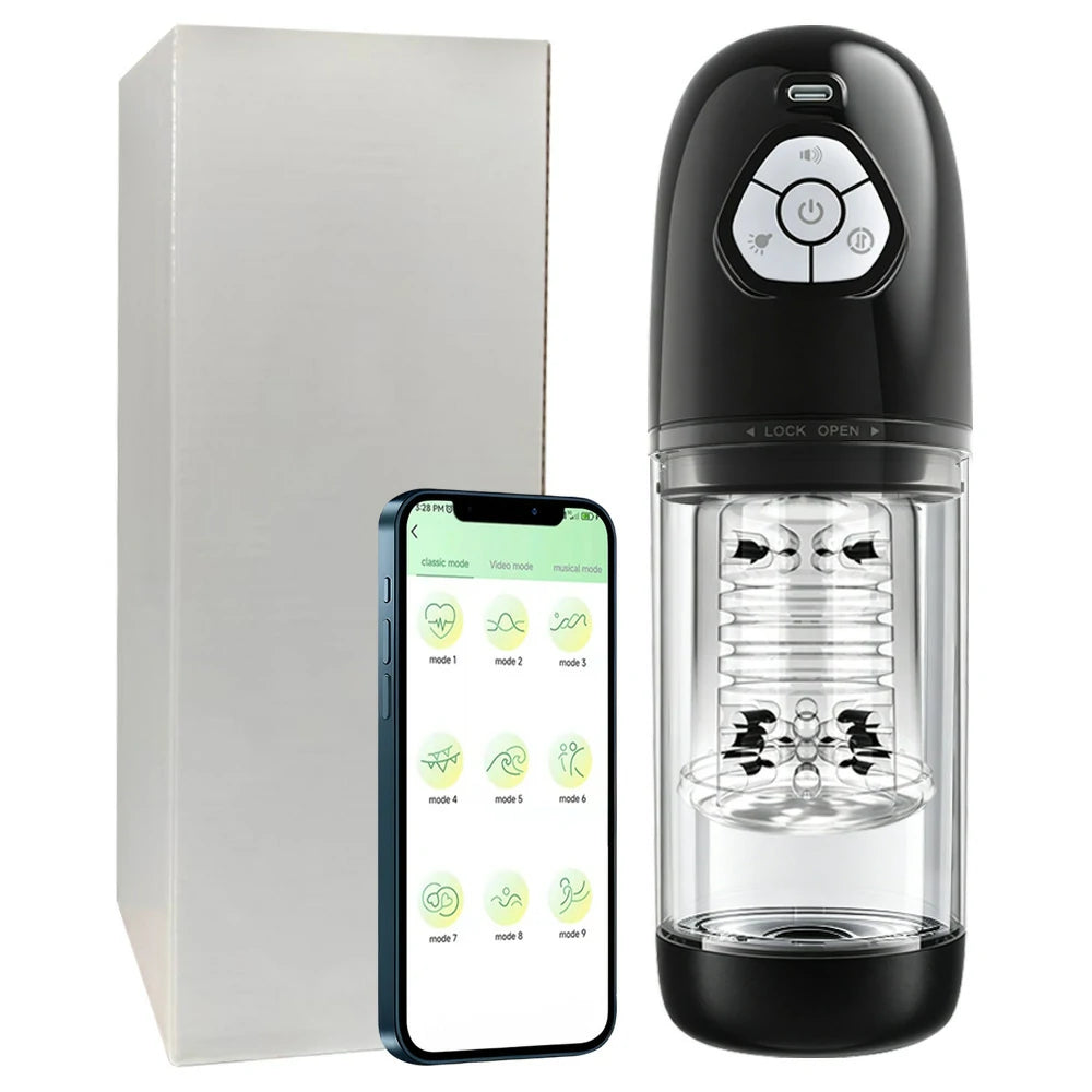 Auto Spin – APP Controlled Telescopic & Rotating Male Stroker