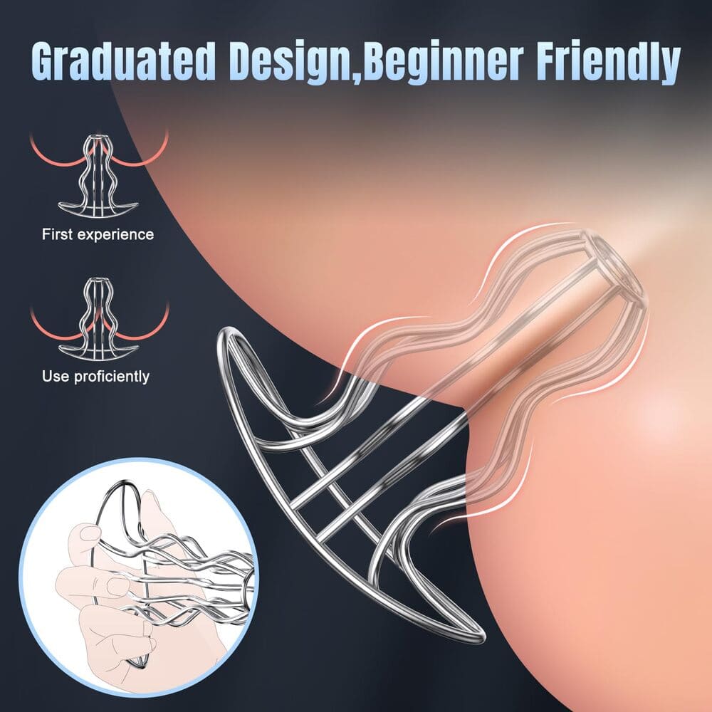 Axelrod - Steel Hollow Tunnel Anal Plug - Butt Plug Expander