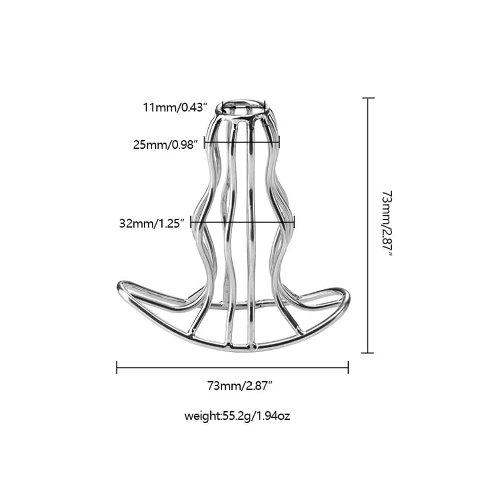 Axelrod - Steel Hollow Tunnel Anal Plug - Butt Plug Expander