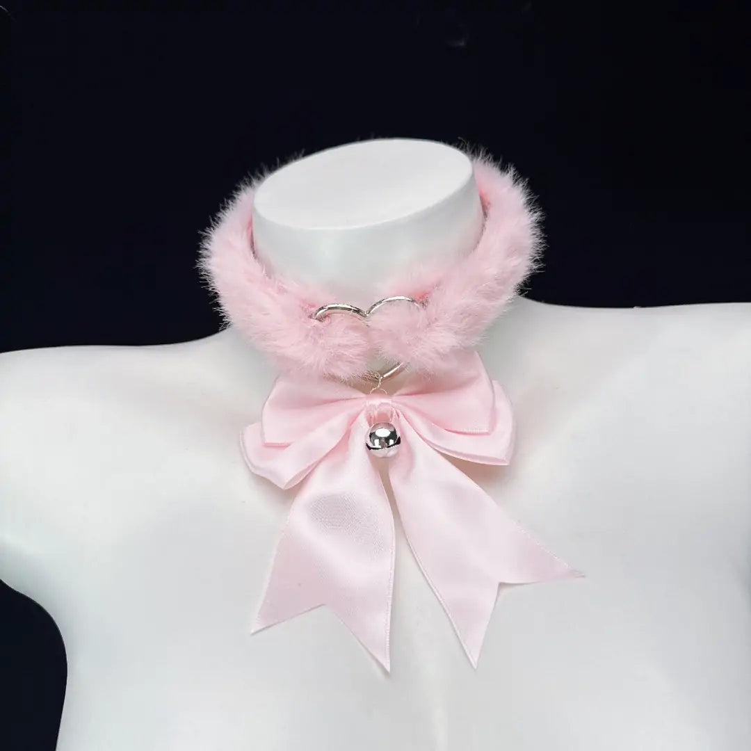 BDSM Fuzzy Handcuff Set with Bow