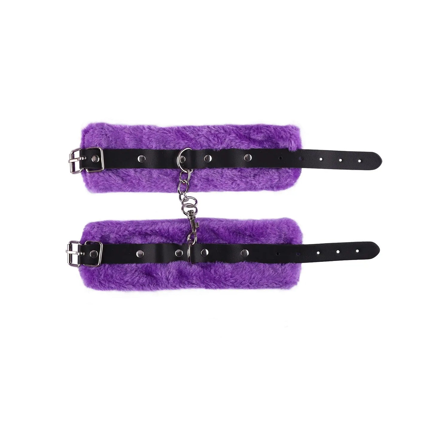 BDSM Fuzzy Handcuff with Chain