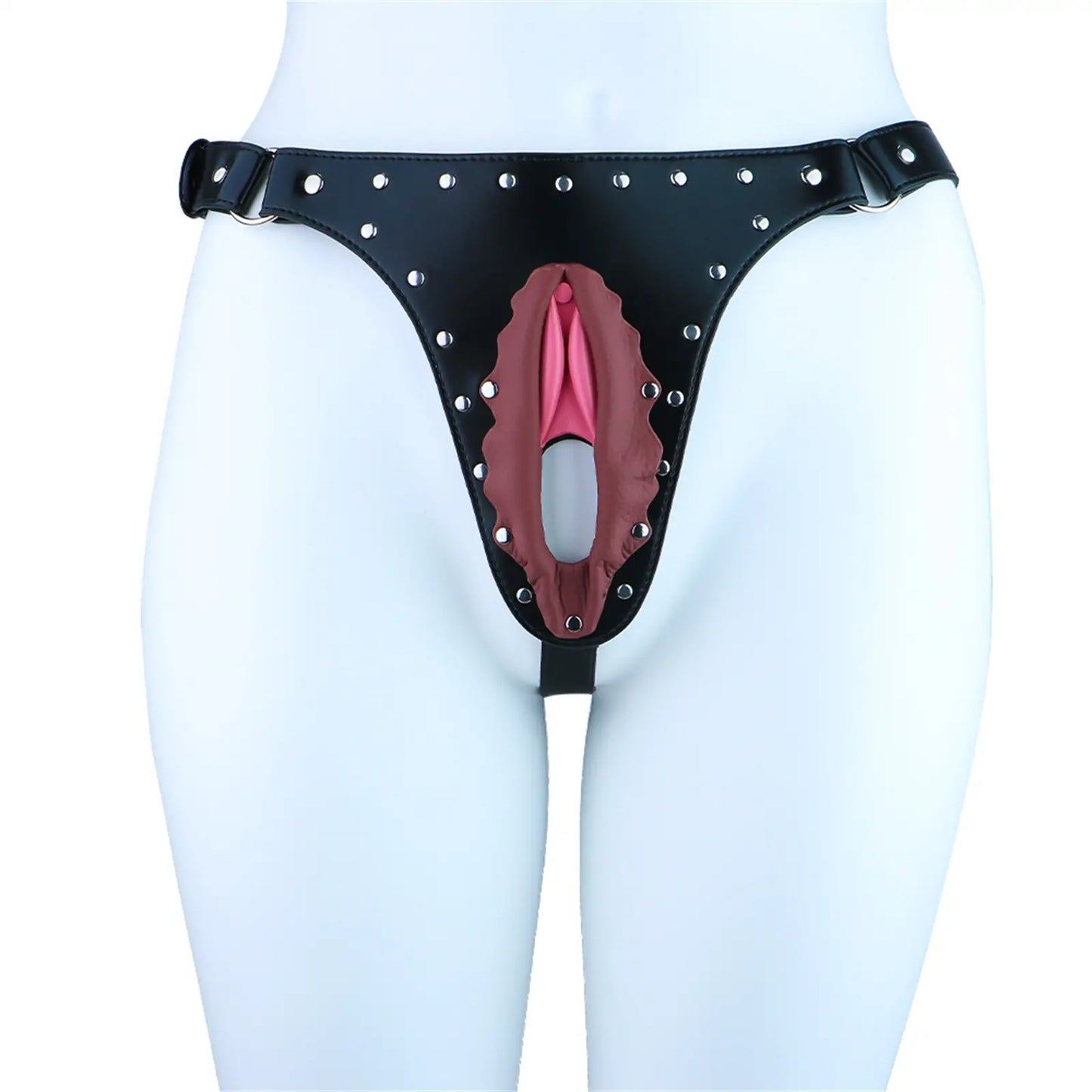 BDSM PU Leather Lingerie Set – Women's Roleplay