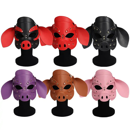 BDSM Pig Fantasy Roleplay Mask