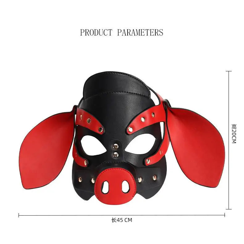 BDSM Pig Fantasy Roleplay Mask
