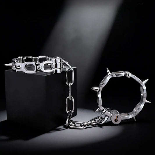 BDSM Stainless Steel Restraint Ankle Chains
