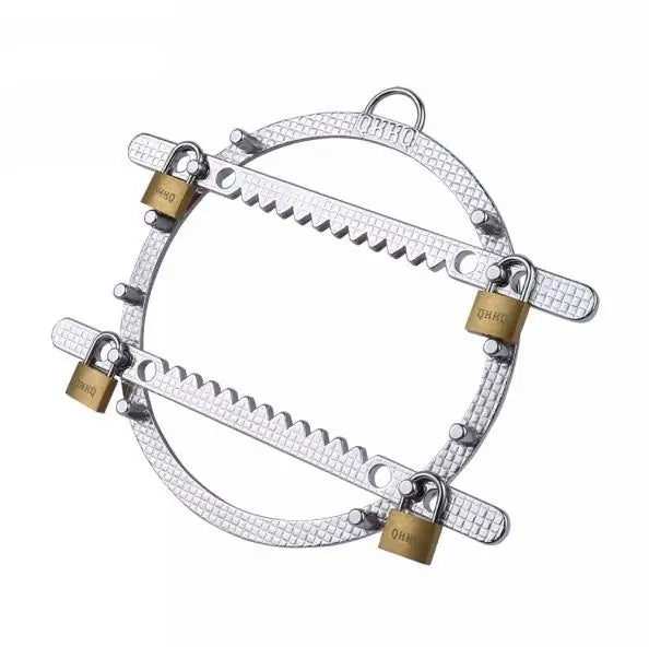 BDSM Submissive Breast Clamps Harness Set