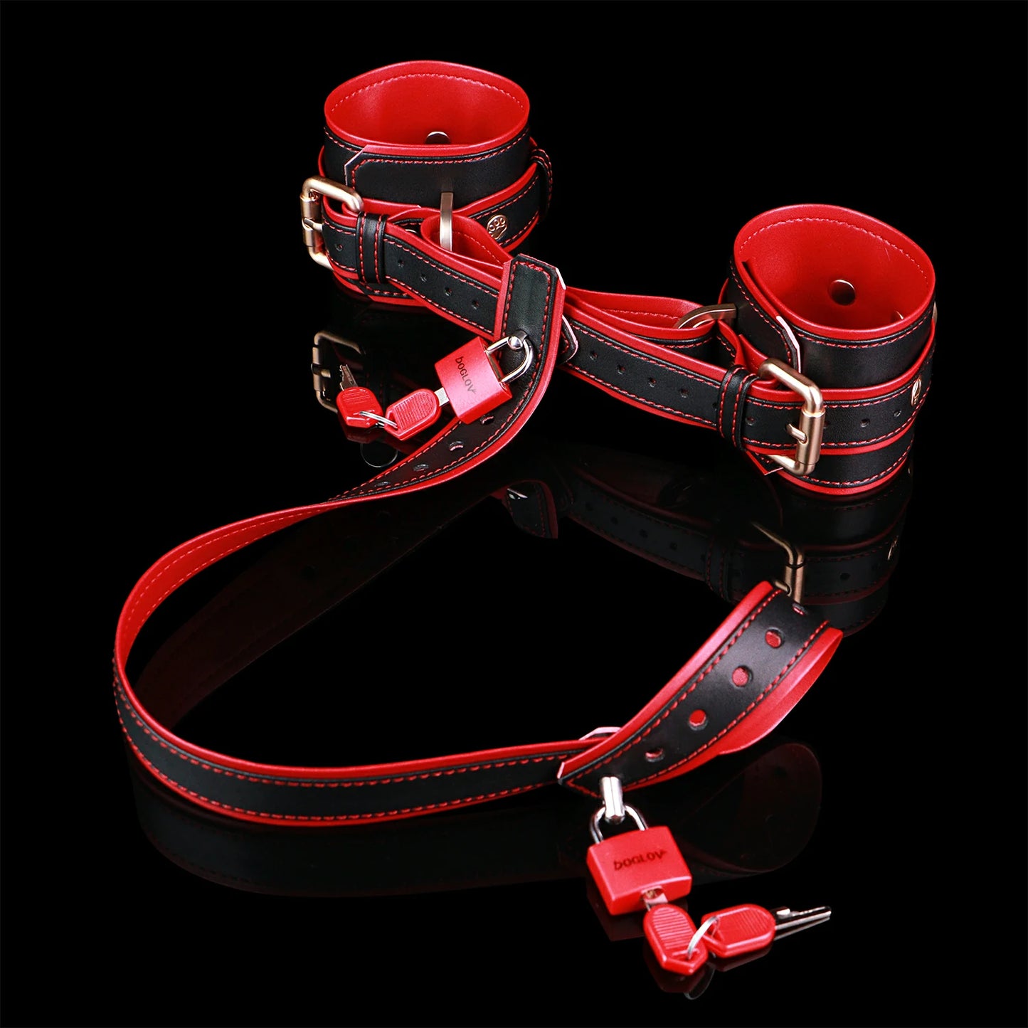 BDSM Testicular Electric Pulse Harness Ring