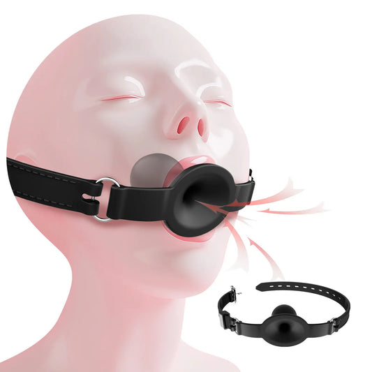 BDSM Bondage Hollow Mouth Gag