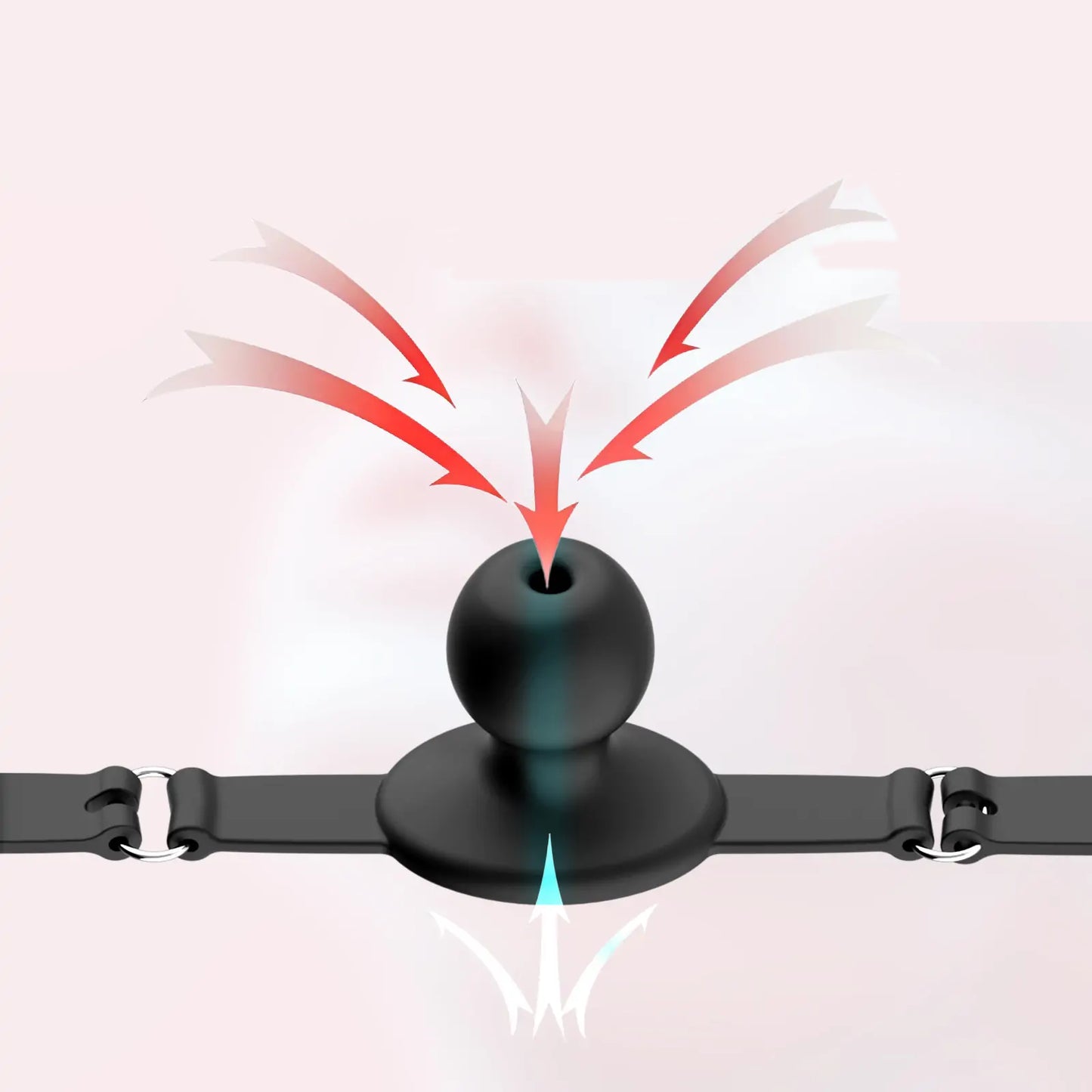 BDSM Bondage Hollow Mouth Gag