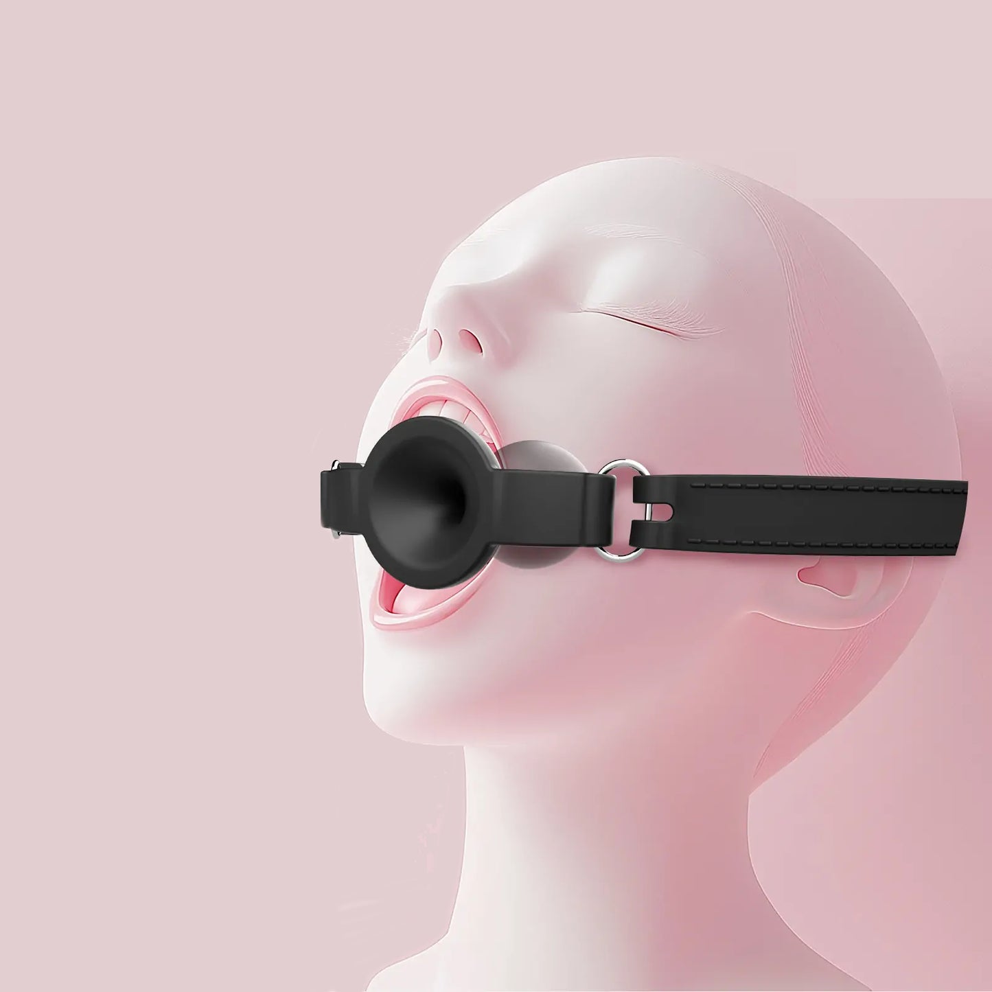 BDSM Bondage Hollow Mouth Gag