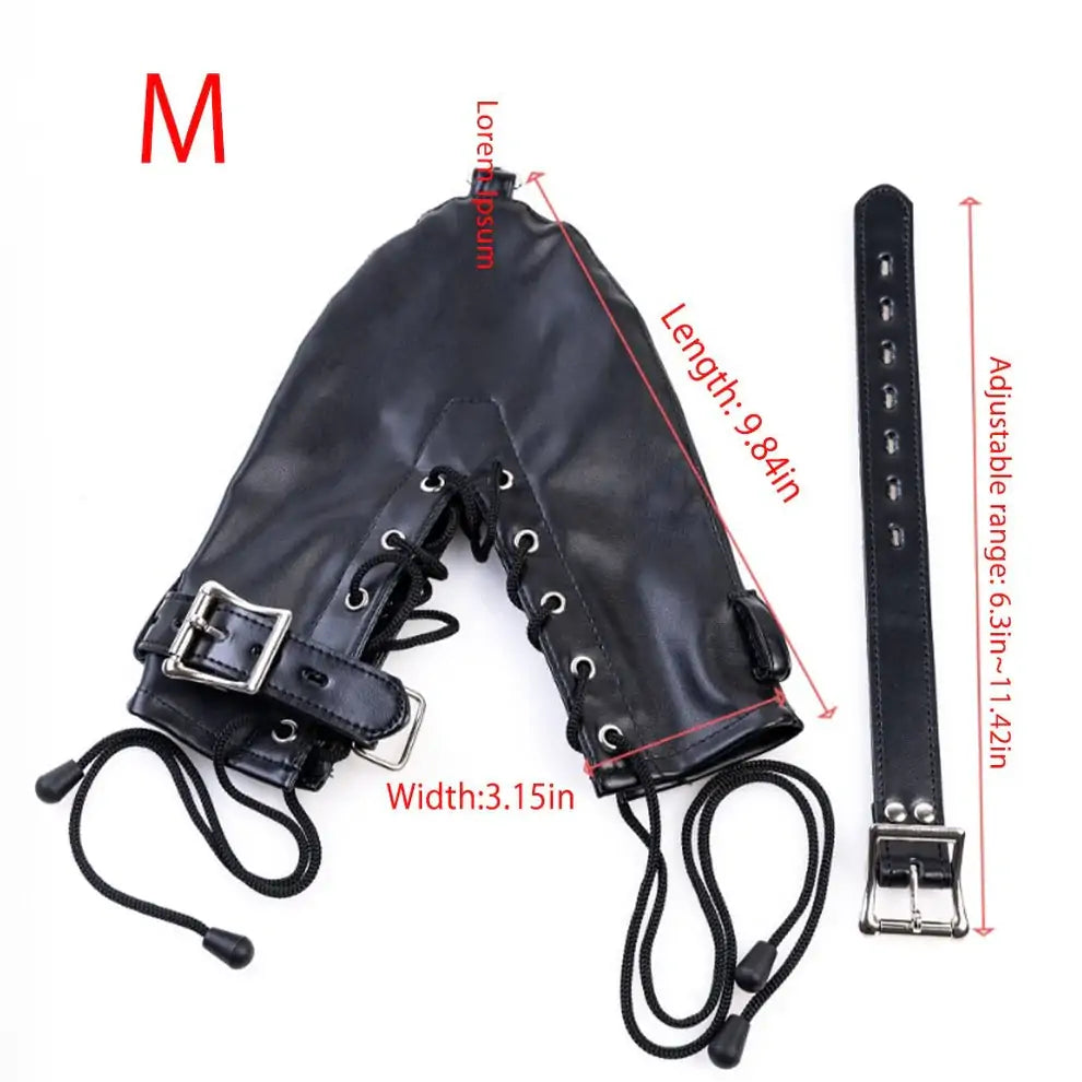 BDSM Connected Hand Restraint Gloves