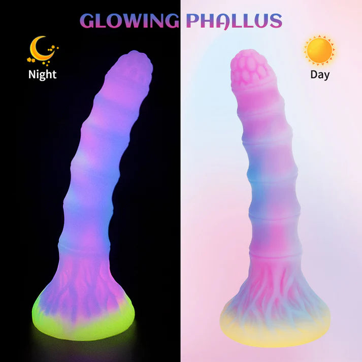 Bamboo Dildo Glow In The Dark 8 Inches