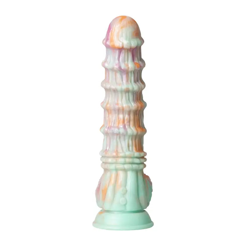 Bamboo Textured Vibrating Fantasy Dildo