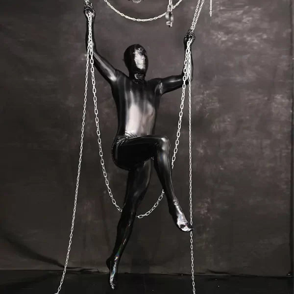 Bdsm Latex Suit for Male Elasticity Design