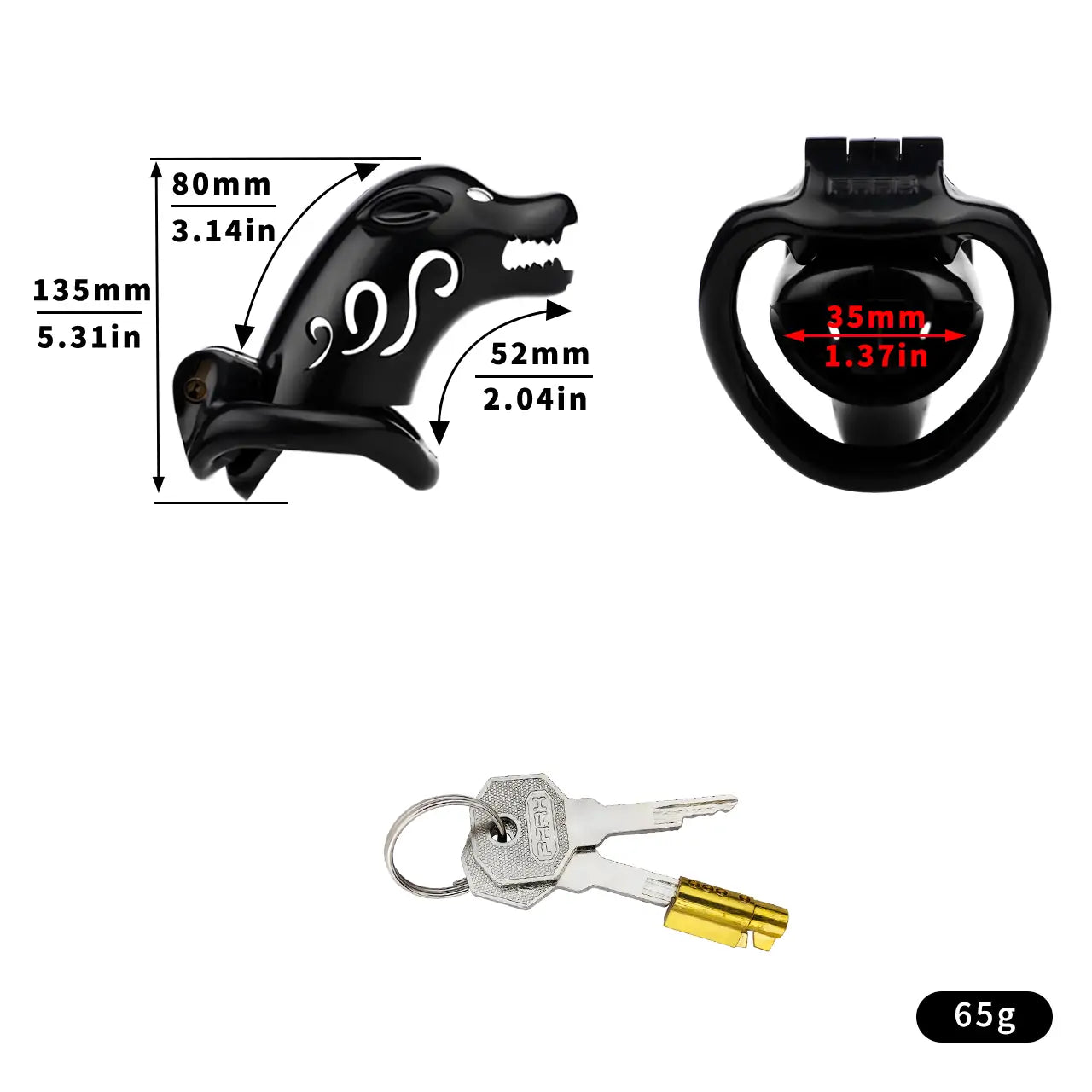 Beginner Chastity Cage – Animal Shape