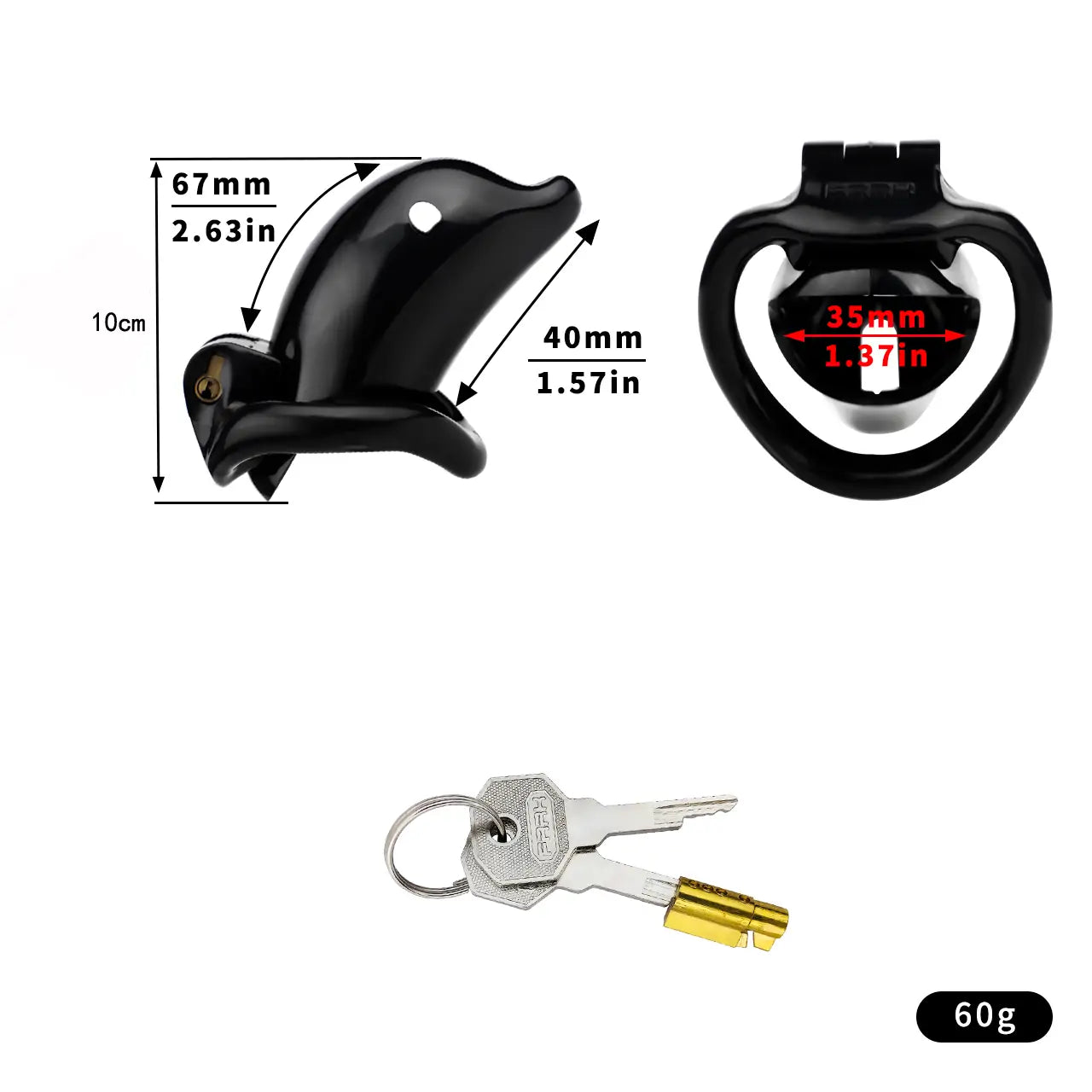 Beginner Chastity Cage – Animal Shape