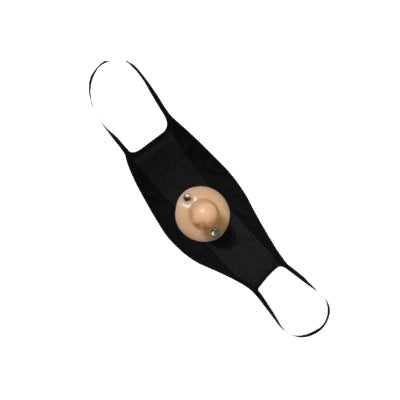 Beige Dildo Mask Detachable Penis Gag